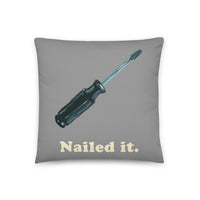 Nailed It - Get Screwed Pillow
