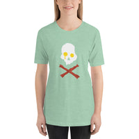 Jolly Roger Bacon And Eggs Breakfast Short-Sleeve Unisex T-Shirt
