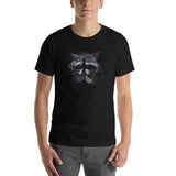 Mischievous Raccoon, AKA The Smirking Trash Panda Short-Sleeve Unisex T-Shirt