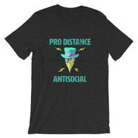 Pro Distance Antisocial Plague Doctor COVID 19 Coronavirus Quarantine Short-Sleeve Unisex T-Shirt