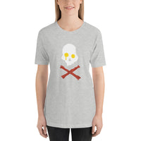 Jolly Roger Bacon And Eggs Breakfast Short-Sleeve Unisex T-Shirt